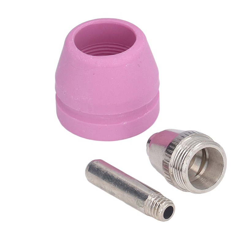 21Pcs/Set Plasma Cutter Torch Consumables Electrode Nozzle Cups Kit for