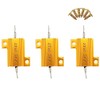 3 個 25W 1.5K Ohm 高電力アルミハウジング巻線抵抗器（ネジ付き