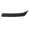 Front Bumper Molding Side Cover Trim Black ABS Replacement for