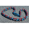 HDD Stainless Steel Bike Chain Necklace Motorcycle Biker Red Blue