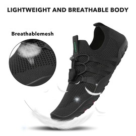 SAGUARO Unisex Adult Bathing Shoes Breathable Thick Sole Size 36-46, Black60, 41 EU