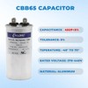 Capacitor de CA de arranque y funcionamiento de 45 uF