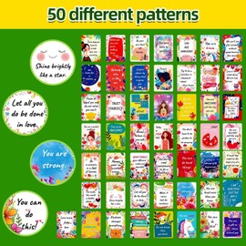 Yimofy Inspirational Cards for Women Girls 50Pcs Positive Affirmations Cards Mindfulness Cards for Women 3.5" x 2.5" Motivational Encouragement Cards with Quotes