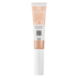 Collistar NOT Glow Vibes Mehrzweck-Liquid-Highlighter, Sponge-Applikator, feuchtigkeitsspendend, strahlende Haut, für Gesicht, Augen, Lippen, Körper, mit Hyaluronsäure, Nr. 02 Golden Hour, 15 ml