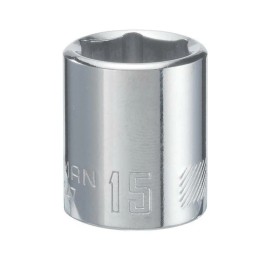 Craftsman 15 mm X 3/8 in. drive Metric 6 Point Shallow Socket