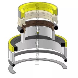 Hercules 1318748 Lift Hydraulic Cylinder Seal Kit Fits Caterpillar D5-B D6C-G D7H D7R