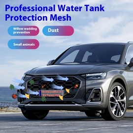 Car Grill Mesh – Premium Bug Screen for Automotive Grille, Radiator Protection, Debris Prevention with Durable Net (Black)