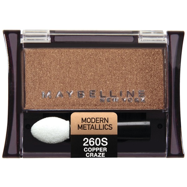 Maybelline New York Expert Wear Eyeshadow Singles, Copper Craze 260s, 0.09 Ounce