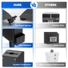 Freestanding Ballot Box Collection with Silent Caster Wheels: Secure and