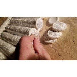 novo essentials 200 Novo Mini .42oz Hotel/Motel Soap Pucks Wrapped Round Travel Bars Bulk