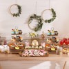 Memorywuu 2 Pack 3 Tier Wooden Deviled Egg Platter 48