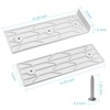 NOVINO 8PCS Boat Trailer Bunk Slides Pads and 2PCS Boat