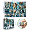 Underwater Dogs Jigsaw Puzzles 1000 Pieces for Adults Funny Cute