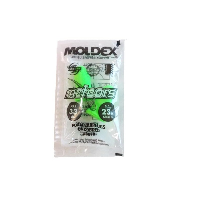 MOLDEX Earplugs 50 Pair Pack Meteors Regular Meteor [MOLDEX Genuine