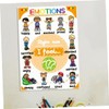 DOITOOL 12 Sheets English Learning Posters for Vibrant Educational Charts