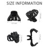 9 PCS Medium Small Hair Claw Clips Strong Grip Octopus