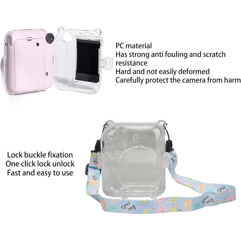 Jectse para Funda Mini 12, Funda Protectora para Cmara Instantnea