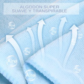 YOU ER MEI Paquete de 10 Paños de Baño para Bebé, Toallitas Reutilizables para Bebés,Extra Absorbentes, Suaves y Transpirables, Animados Impreso,para Recién Nacidos, Bebés, Niños y la Piel Sensible