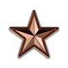 Bronze Star Badge – 3D Metal Enamel Reward Pin (Pack