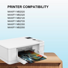 1200XL Compatible Ink cartridges Replacement for Canon Maxify 1200 Ink PGI-1200 XL 1200XL Use with PGI-1200 MB2720 MB2320 MB2020 MB2120 MB2350 Printer (Black, Cyan, Magenta, Yellow, 5-Pack)