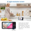 VTech VM350 Baby Monitor, 5" Screen, 1000ft Long Range, Night