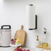 theaoo Under Cabinet Paper Towel Holder for Kitchen, Easy One-Handed