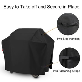 Cover Geny Outdoor 55" BBQ Grill Cover for Weber Spirit I 300, II 300 Series, E 310, E 315, E 320, E 330, II E 310, II E 320, II E 330, 500, Genesis Silver A Grills, Char Broil, Dyna Glo