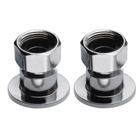 Krowne 21-400L Krowne Silver Series Coupling Flanges, (2) Pieces, 1/2" NPT Female Inlet, Low Lead Compliant (fits 12-8XX Silver Series 8" Center Wall Mount Faucet,)‌​‍​​‌‌​‌‌‍​​‌‌​‌‌‍​​‌‌‌​‍​