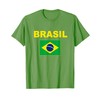 Bandiera Brasile Brazil Bandeira Uomo Donna Flag Brasil Maglietta