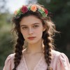 Flower Crowns for Women - Artificial Rose Flower Crown Flower