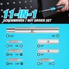 DURATECH Screwdriver, Multi Bit 11-in-1 Screw Driver & Nut Driver