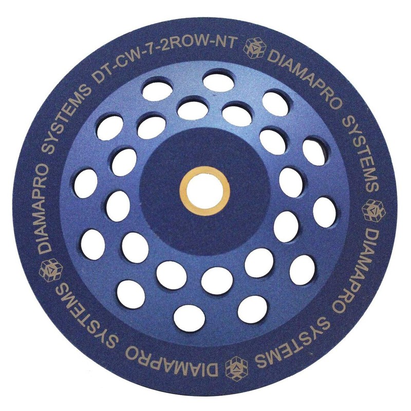 DiamaPro Systems DT-CW-7-2ROW-NT Non Threaded 7 Inch Double Row Diamond