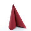 Alfred Mank Airlaid-Servietten, wie Leinen, 40 x 40 cm, Bordeaux / Burgunder, 50 Stück