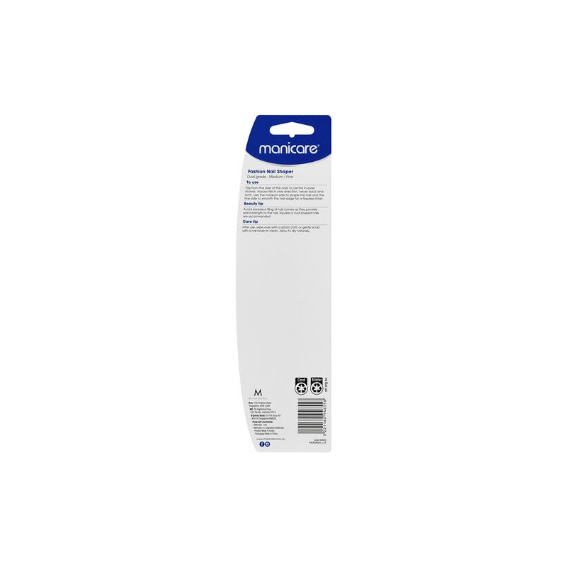 Manicare Blue Nail Shaper