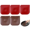 5Pcs Pan Scrapers Plastic Scraper Tool Easy Clean Non-Sticky Flexible