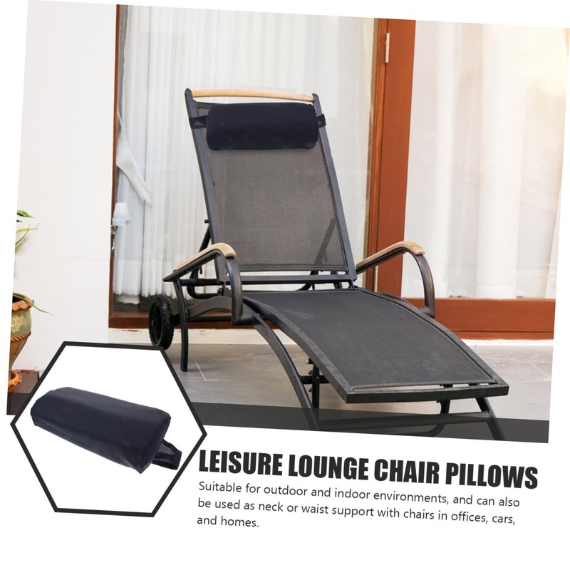 Levemolo Removable Beach Chair Headrest Pillow Support for Outdoor Chairs