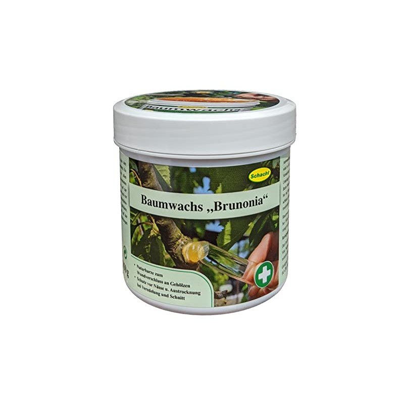 Tray 1BAUM250 Baumwachs "Brunonia 250 g Tin