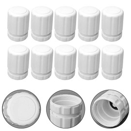 Pack of 10 Hand Wheel Switches Underfloor Heating Manifold Accessories M30 × 1.5 White Suitable for Radiator Automatic Thermostat Valve