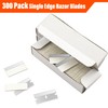 Great Andrew Single Edge Razor Blades, 300 Pack Straight Edge