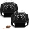 Qualirey 2 Pack Reusable Mouse Trap 4 in 1 Multi