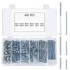 430 Piece M3 Screws Set, Countersunk Screw Set, Machine Screws