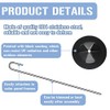 Aribrnten 100 Packs Solar Panel Guard Clips, Stainless Steel Wire