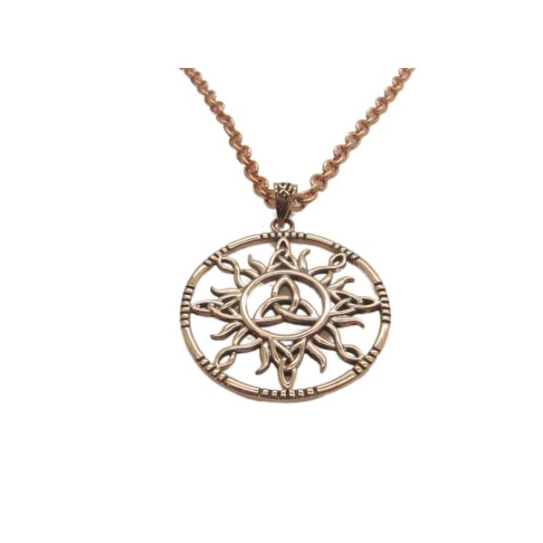 Copper Pendant And Chain Set #CPD5924