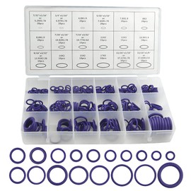 XINGYHENG 270Pcs 18 Sizes Rubber O Ring Sealing Gasket Washers Repair Box Washer Seal Assortment Set for Plumbing Automotive Repair Air or Gas Sealing Connections(Purple)