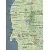 Vermont State Parks & Federal Lands Map 18x24 Poster (Sage