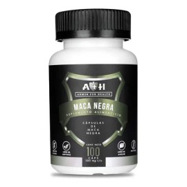 Suplemento Maca Negra 100 Cápsulas 500mg A4h Healthy Salud