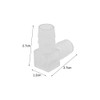 Tiardey 10 Pack 90 Degree Angle Plastic Same Barb Connector