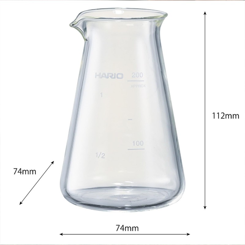 HARIO CSP-200 Conical Sake Pitcher, Crafts Science, Practical Capacity 6.8