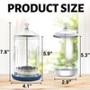 33 Oz Glass Disinfectant Jar with Removable Basket, Keedolla Barber