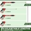 POHIR 5000PSI Pressure Washer Gun 25FT Kink Resistant Hose Kit